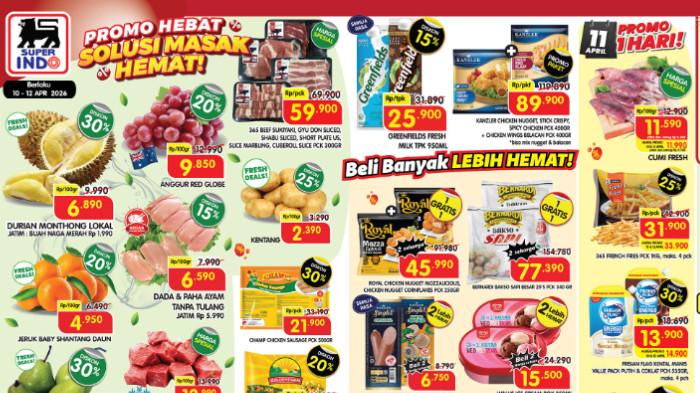 Cek Katalog Promo JSM Superindo 10-12 April 2026 Beli 2 Royal Nugget Ayam Cuma Rp 45.990