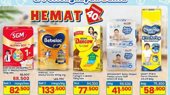 Cek Katalog Promo Susu dan Diapers Anak di Indomaret periode 16-29 April 2026
