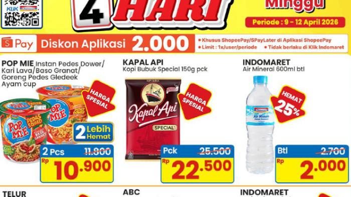 Katalog promo Indomaret berlaku 9-12 April 2026 | Indomaret