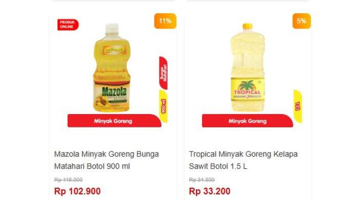 Katalog promo minyak goreng di Alfamart