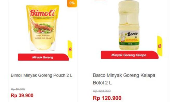 Katalog promo minyak goreng di Alfamart