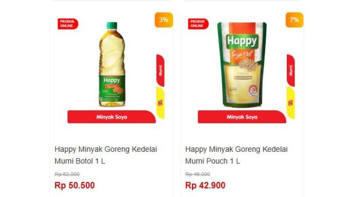Katalog promo minyak goreng di Alfamart