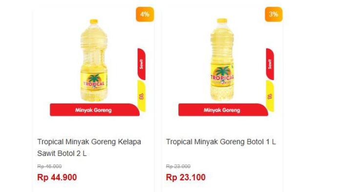Katalog promo minyak goreng di Alfamart