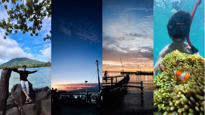 Permana Satriawan mengunjungi Pulau Sebesi, Lampung Selatan | TribunX