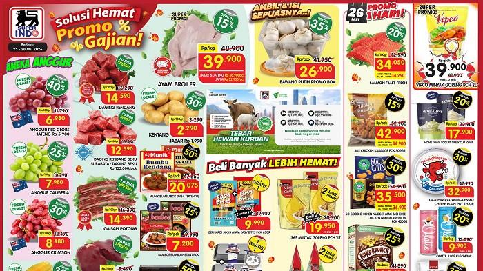 Cek Katalog Promo Superindo 25-28 Mei 2026 Ambil Bawang Putih Sepuasnya Hanya Rp 26.900 Jelang Idul Adha