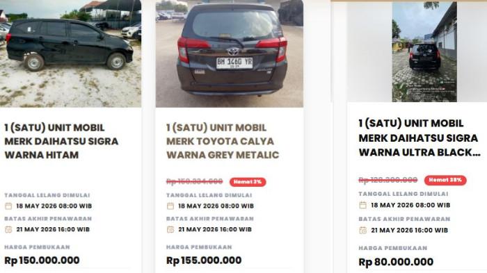 Katalog mobil lelang di BPA Fair 2026 | bpafair.com