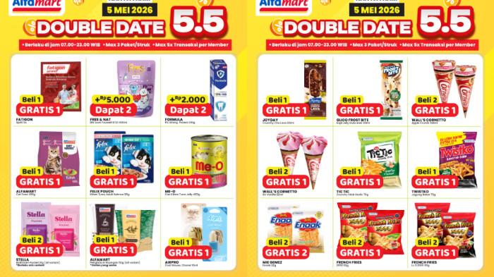 Katalog promo 5.5 Alfamart berlaku 5 Mei 2026 | Instagram @alfamart