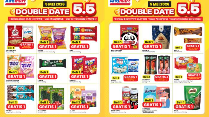Katalog promo 5.5 Alfamart berlaku 5 Mei 2026 | Instagram @alfamart