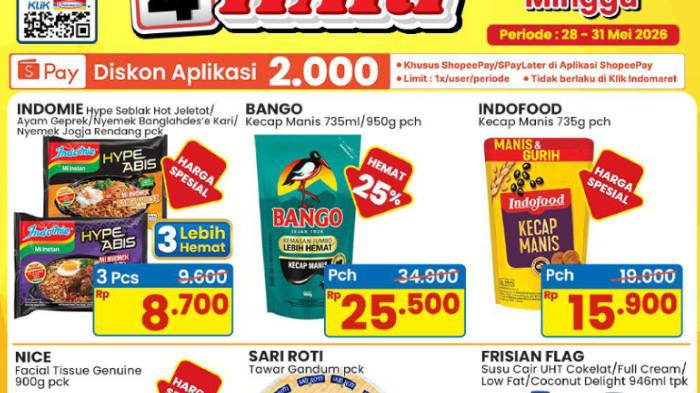 Katalog promo Indomaret 28-31 Mei 2026 | Indomaret