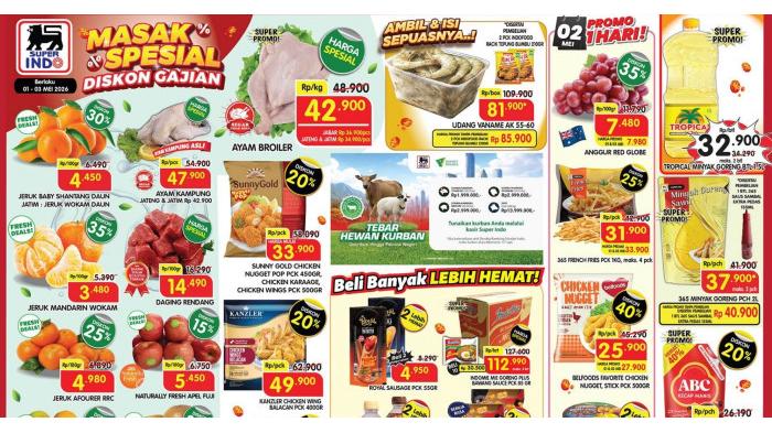 Katalog promo JSM Superindo 1-3 Mei 2026 | Superindo