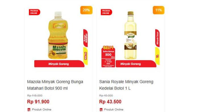 Katalog promo minyak goreng di Alfamart | Alfamart