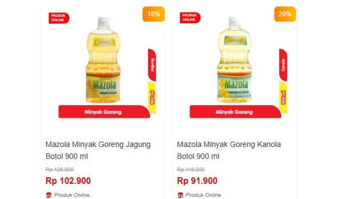 Katalog promo minyak goreng di Alfamart | Alfamart