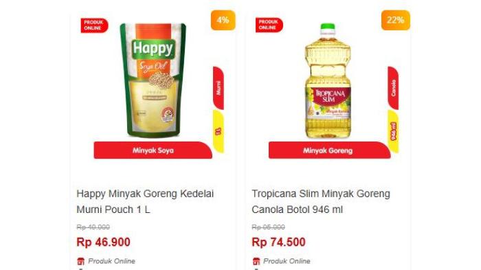 Katalog promo minyak goreng di Alfamart | Alfamart
