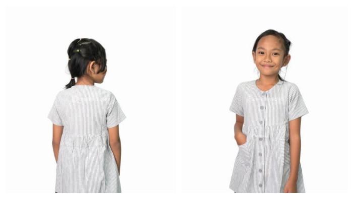 Home Dress Nubi Motif Salur | Cenderaloka